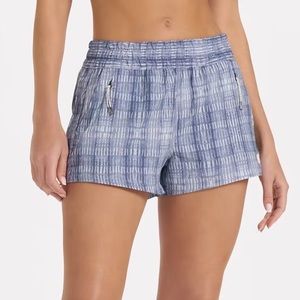 Vuori Dash Short - pale blue grid (S)